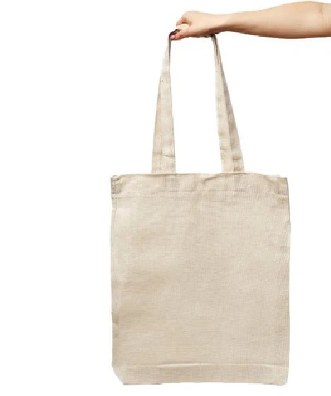 CANVAS Plain white tote bag